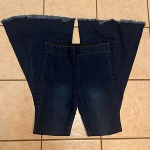 Women’s Dark Blue Extreme Flared Jeans